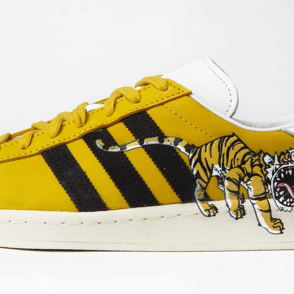 【国内 3/17 発売】Kasina x Kim Jung Gi x adidas Originals CAMPUS 80s “Korean Tiger” (カシーナ キム・ジョンギ アディダス オリジナルス キャンパス 80s “コリアンタイガー”) [IE4810]