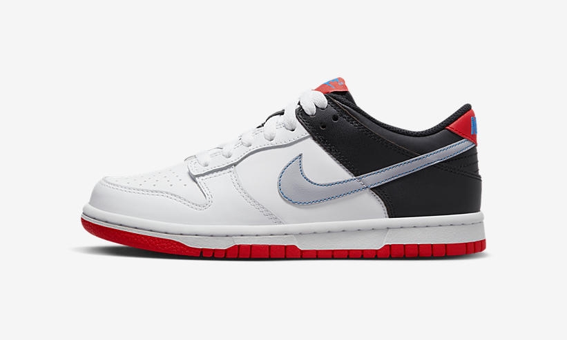 2023年 発売予定！ナイキ GS ダンク ロー “ホワイト/ブラック/レッド” (NIKE GS DUNK LOW “White/Black/Red”) [DH9765-103]