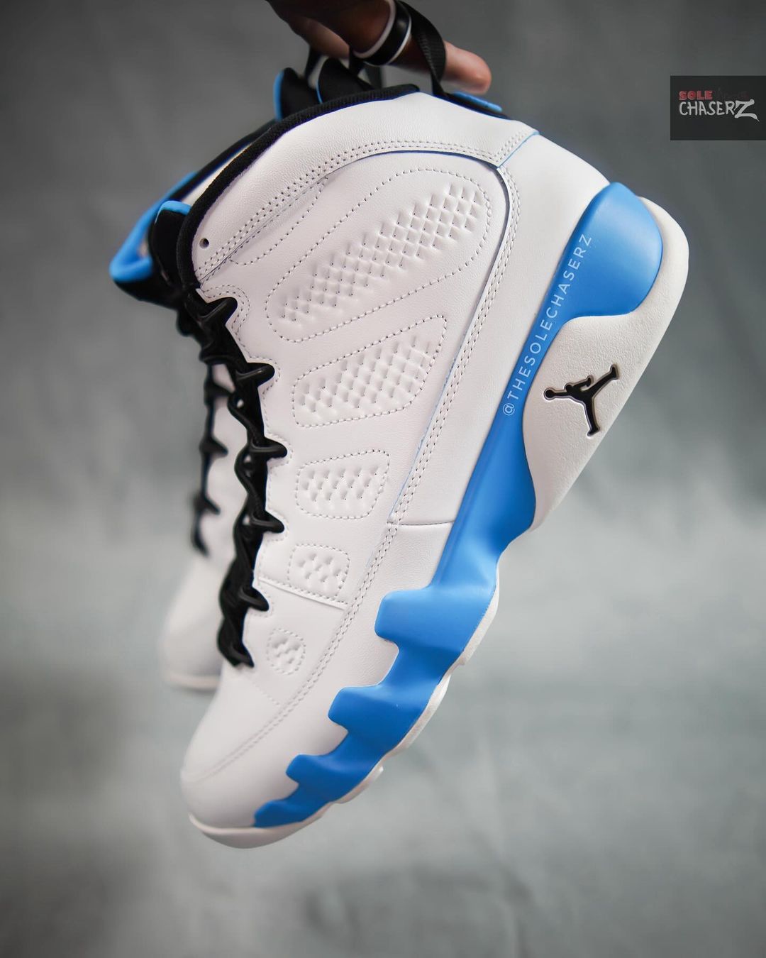 【2024年 3/23 発売】ナイキ エア ジョーダン 9 OG “ホワイト/パウダーブルー” (NIKE AIR JORDAN 9 OG “White/Powder Blue”) [FQ8992-101]