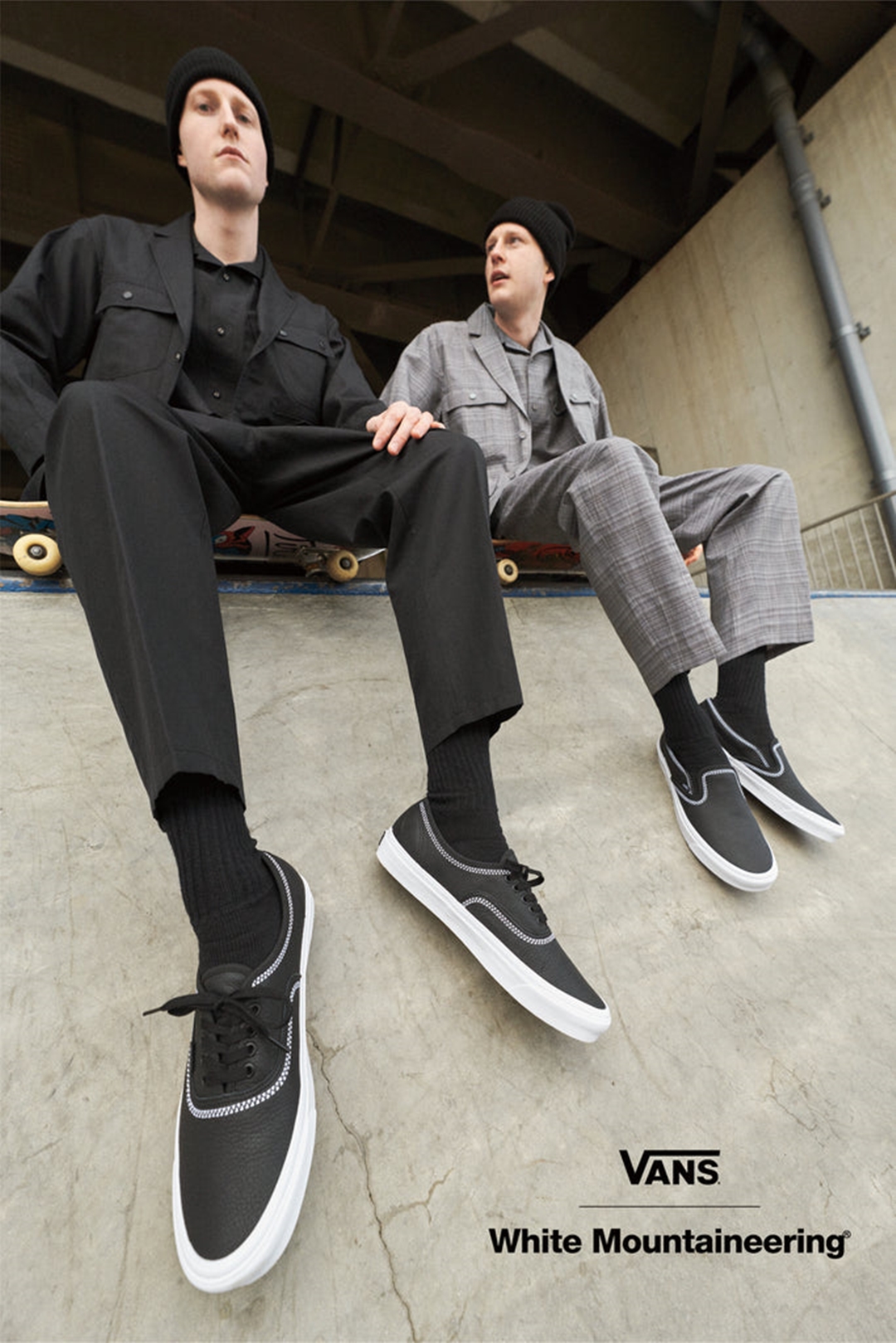 アッパーに上品なカーフレザーを使用したWhite Mountaineering × VANS AUTHENTIC/SLIP-ONが3/25 発売 (ホワイトマウンテニアリング バンズ)