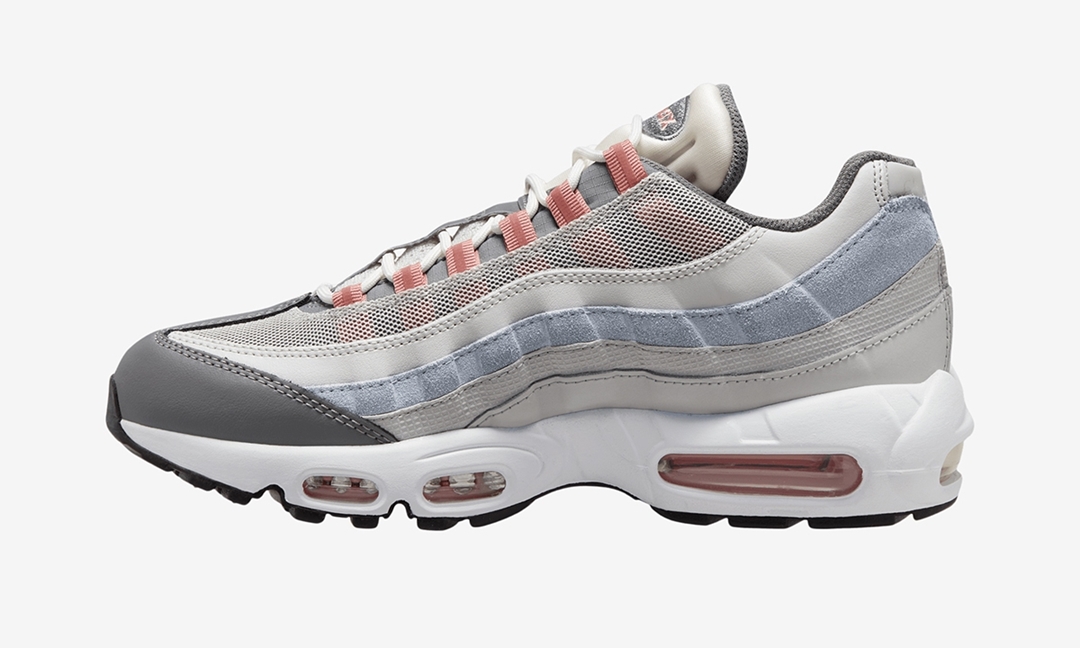 【6/15~ NIKEアプリ先行販売】ナイキ エア マックス 95 “ヴァストグレー/レッドスターダスト” (NIKE AIR MAX 95 “Vast Grey/Red Stardust”) [DM0011-008]