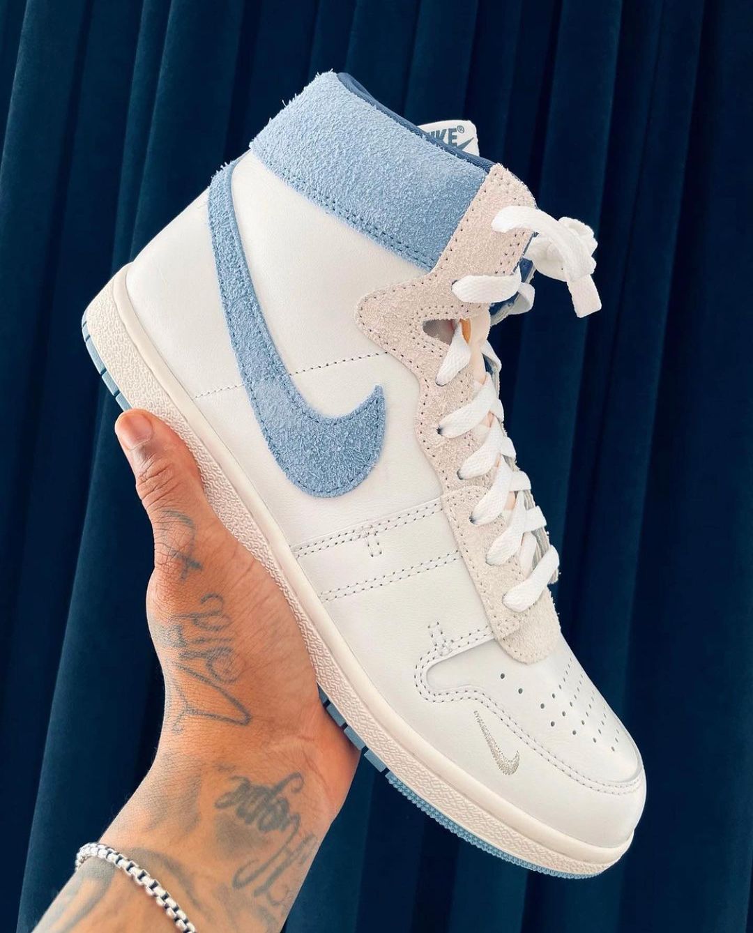 【国内 6/8、6/28 発売】Nigel Sylvester x NIKE AIR SHIP “Every Game/Summit White/Diffused Blue” (ナイジェル・シルベスター ナイキ エア シップ “イージーゲーム”) [DZ3497-104]