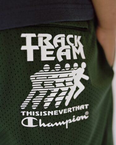 Champion × thisisneverthat「Track Team」をコンセプトにしたコレクションが3/24 発売 (チャンピオン ディスイズネバーザット)