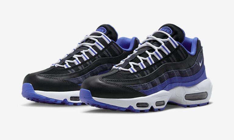 3 14 95 NIKE AIR MAX 95 Black Royal White DM0011 006 Fullress