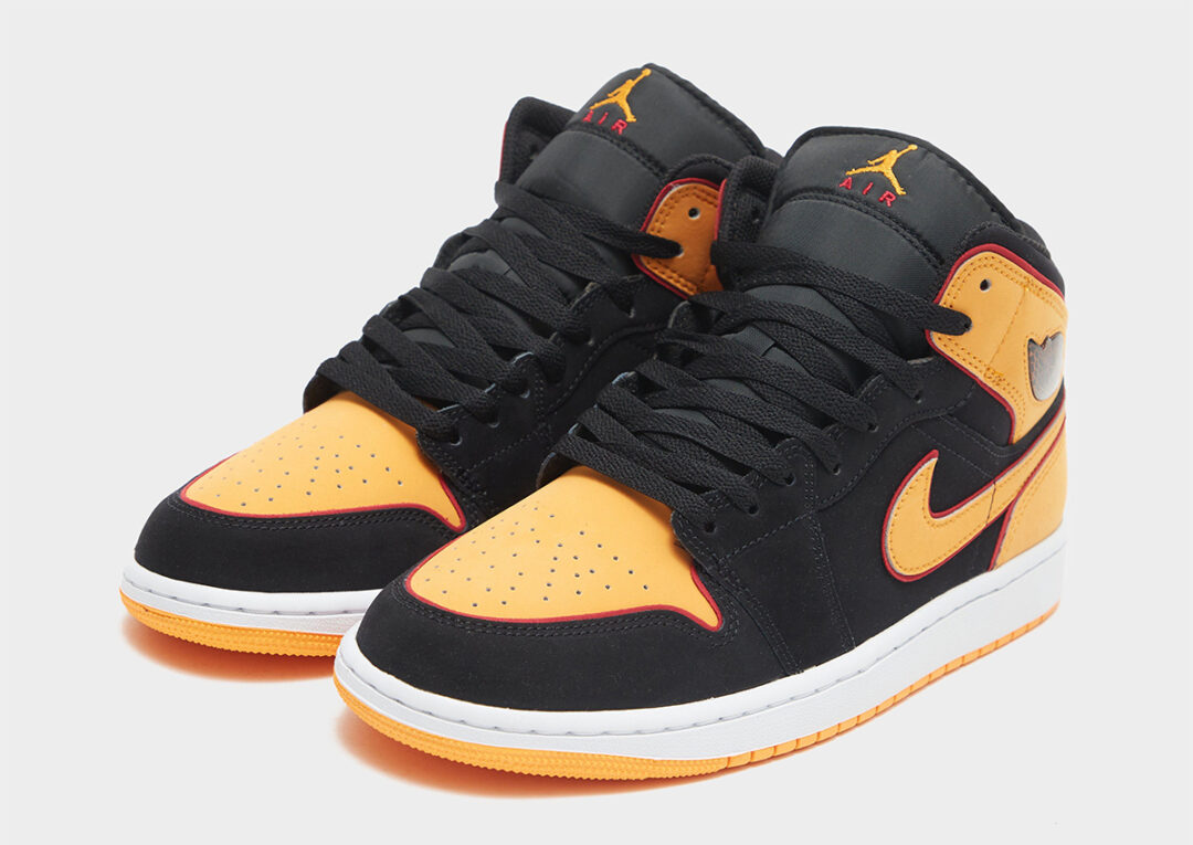 【国内 8/23 発売予定】ナイキ エア ジョーダン 1 ミッド “ファットタン/ブラック/オレンジ” (NIKE AIR JORDAN 1 MID “Fat Tongues/Black/Orange”) [FJ4923-008]