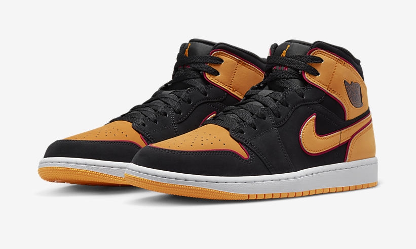 【国内 8/23 発売予定】ナイキ エア ジョーダン 1 ミッド “ファットタン/ブラック/オレンジ” (NIKE AIR JORDAN 1 MID “Fat Tongues/Black/Orange”) [FJ4923-008]