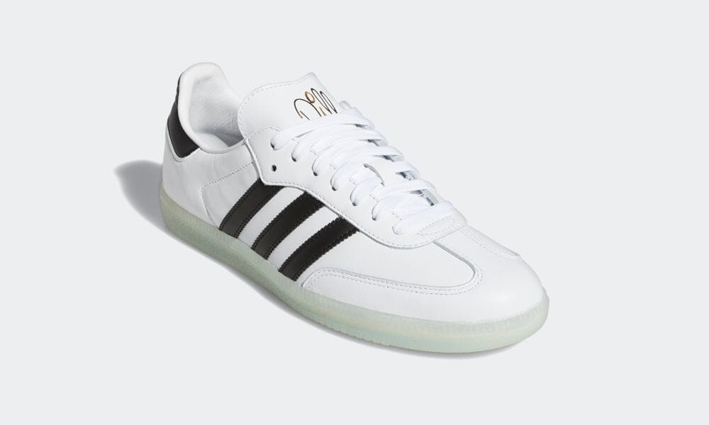 【国内 4/1 発売】アディダス オリジナルス ディル サンバ “ホワイト/ブラック/ゴールド” (adidas Originals DILL SAMBA “White/Black/Gold”) [GZ4730]