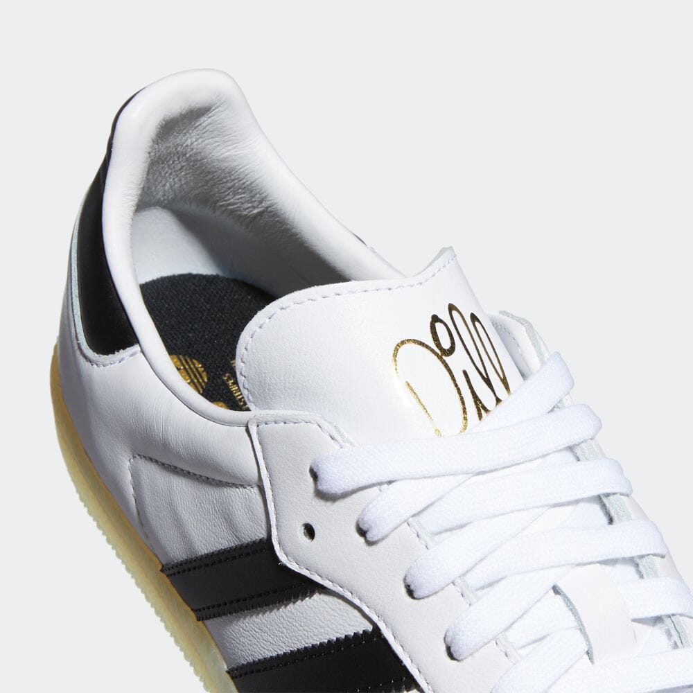 【国内 4/1 発売】アディダス オリジナルス ディル サンバ “ホワイト/ブラック/ゴールド” (adidas Originals DILL SAMBA “White/Black/Gold”) [GZ4730]