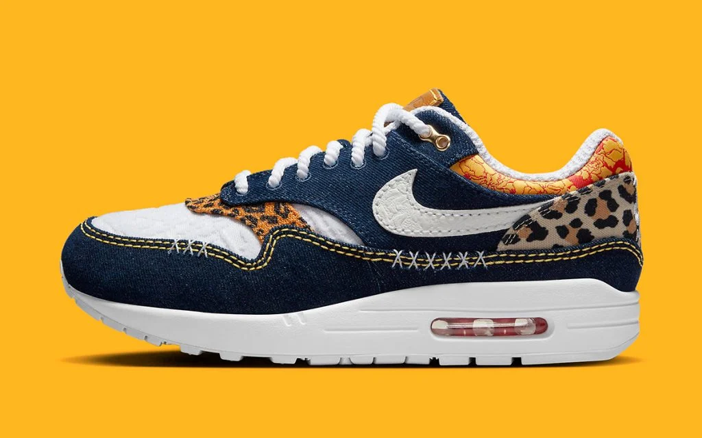 【国内 4/28 発売予定】ナイキ エア マックス 1 プレミアム “デニム/レオパード” (NIKE AIR MAX 1 PREMIUM “Denim/Leopard”) [FJ4452-432]