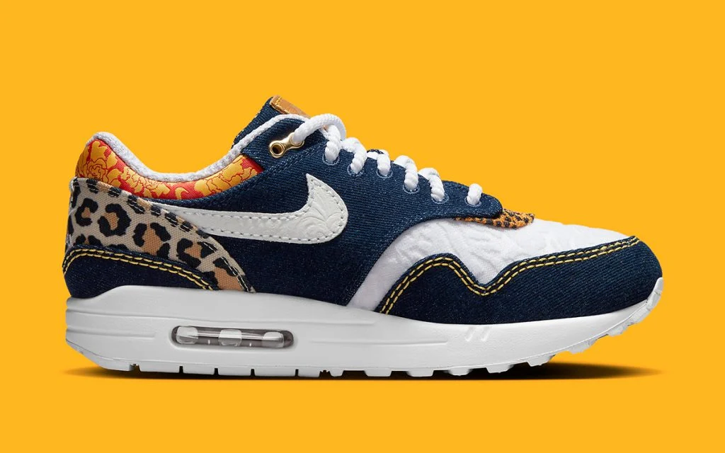 【国内 4/28 発売予定】ナイキ エア マックス 1 プレミアム “デニム/レオパード” (NIKE AIR MAX 1 PREMIUM “Denim/Leopard”) [FJ4452-432]