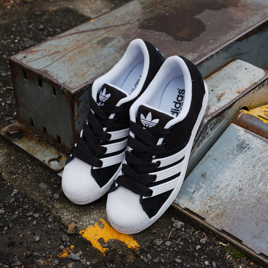 【国内 3/25 発売】adidas Originals SST SUPERMODIFIED “Black/White” (アディダス オリジナルス エスエスティ スーパーモディファイド “ブラック/ホワイト”) [H03739]