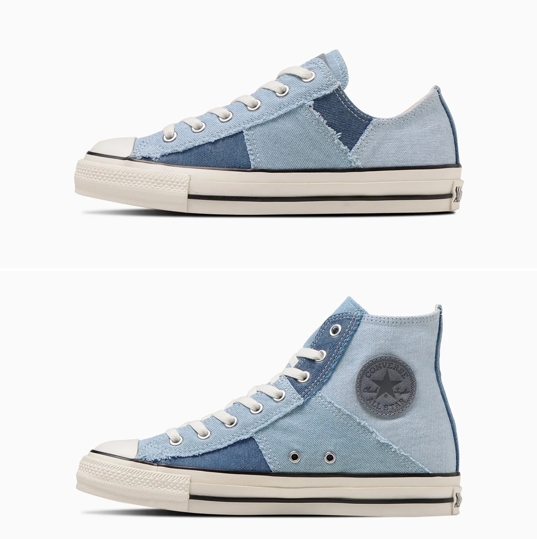 【4/18 発売】オールスターの次世代モデル「CONVERSE ALL STAR Ⓡ」からデニムのパッチワークで仕上げた DENIM PATCHWORK OX/HI (コンバース オールスター デニム パッチワーク)