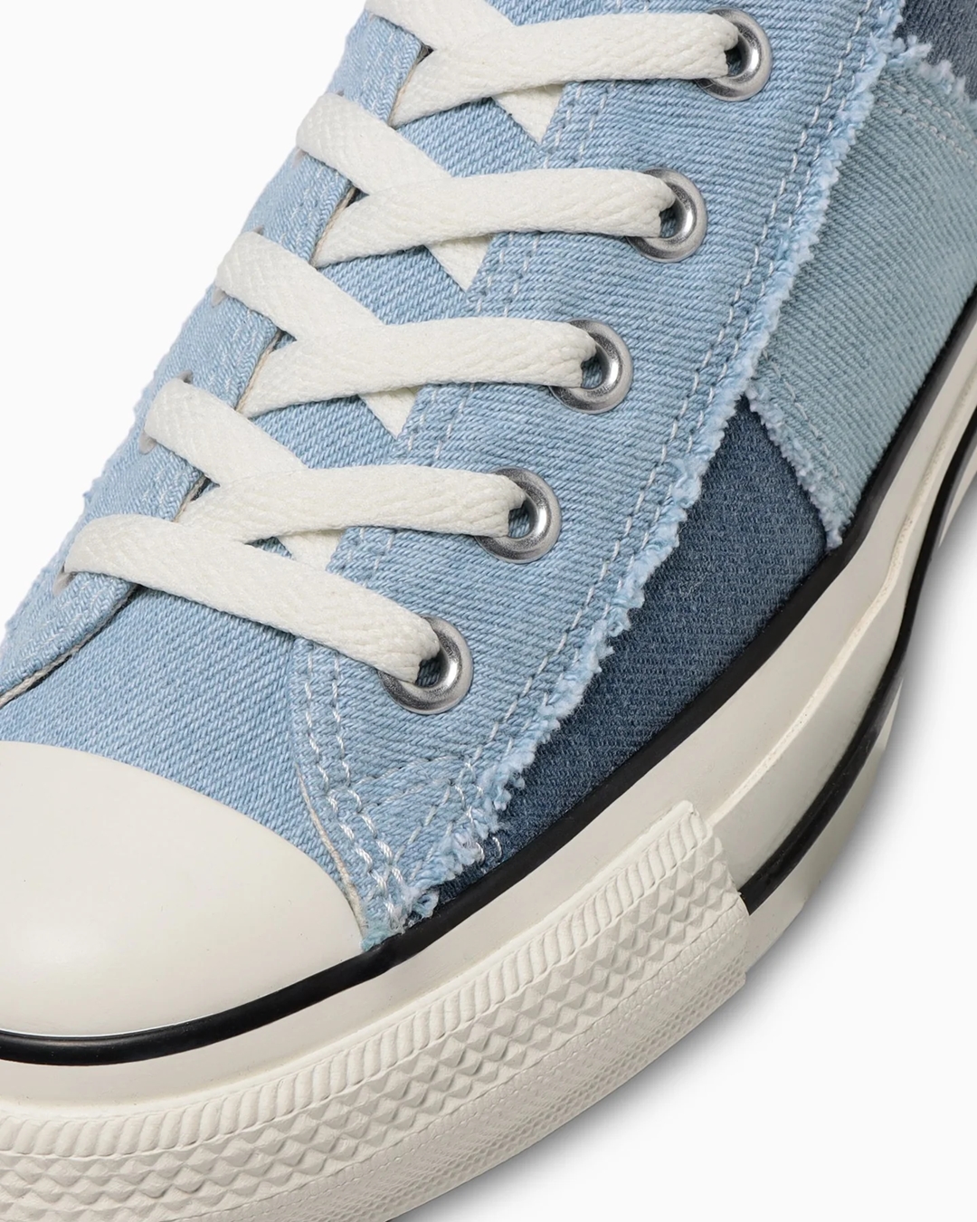 【4/18 発売】オールスターの次世代モデル「CONVERSE ALL STAR Ⓡ」からデニムのパッチワークで仕上げた DENIM PATCHWORK OX/HI (コンバース オールスター デニム パッチワーク)