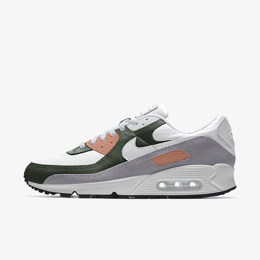 【NIKE BY YOU】キャンバス素材で夏らしい雰囲気を演出する ナイキ エア マックス 90 (NIKE AIR MAX 90) [DZ3649-900]