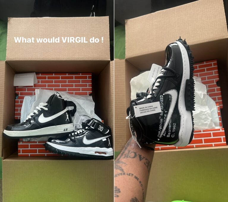 off white air force one black