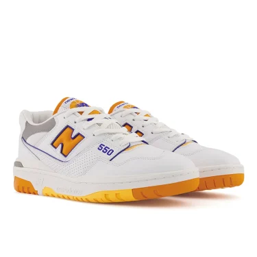 海外発売！New Balance BB550 “White/Vibrant Orange” (ニューバランス)