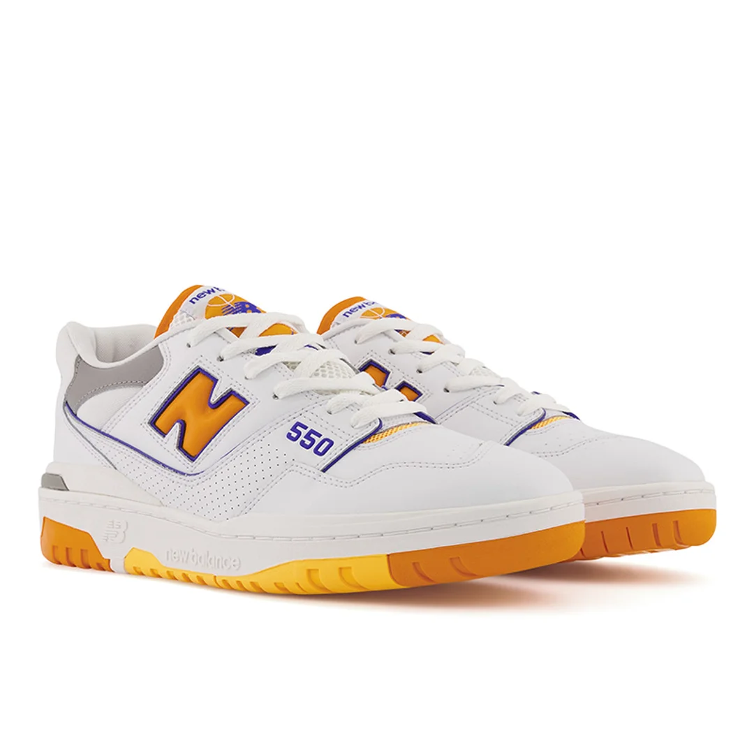 海外発売！New Balance BB550 "White/Vibrant Orange" (ニューバランス)