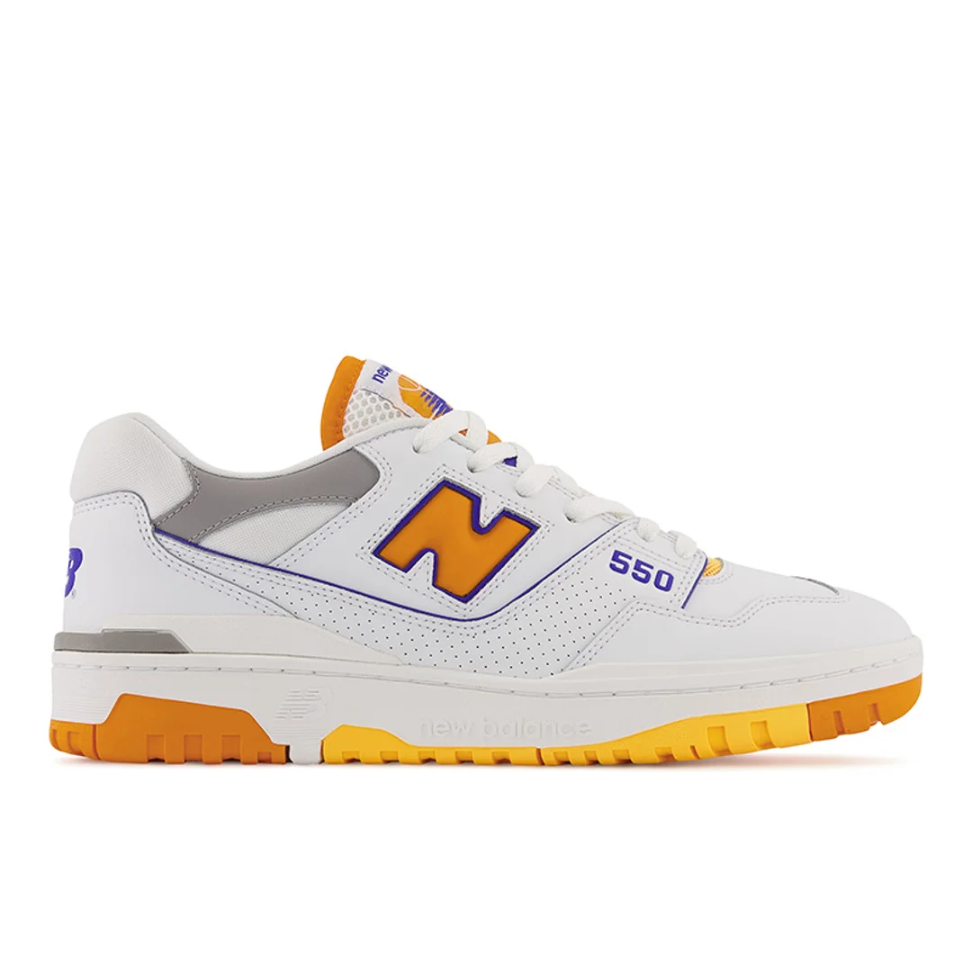 海外発売！New Balance BB550 “White/Vibrant Orange” (ニューバランス)