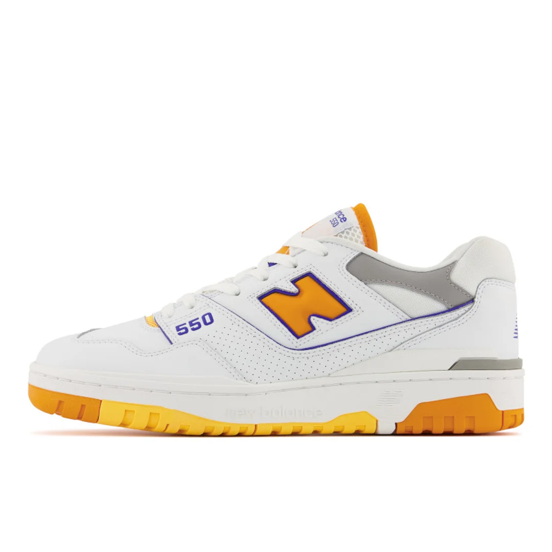 海外発売！New Balance BB550 “White/Vibrant Orange” (ニューバランス)