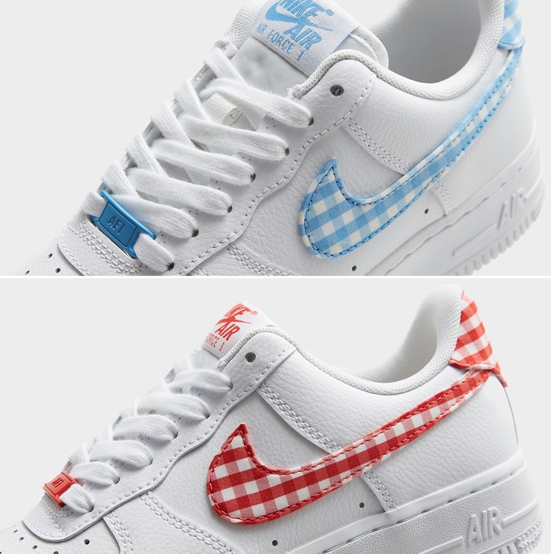 2023年 発売予定！ナイキ エア フォース 1 ロー “ギンガムチェック/ホワイト” (NIKE AIR FORCE 1 LOW “Gingham/White/Blue/Red”)