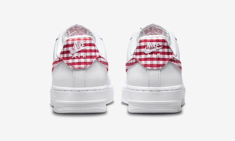 【国内 6/22、6/30 発売】ナイキ エア フォース 1 07 ロー ESS “ギンガムチェック/ホワイト” (NIKE AIR FORCE 1 07 LOW ESS “Gingham/White/Blue/Red”) [DZ2784-100/DZ2784-101]