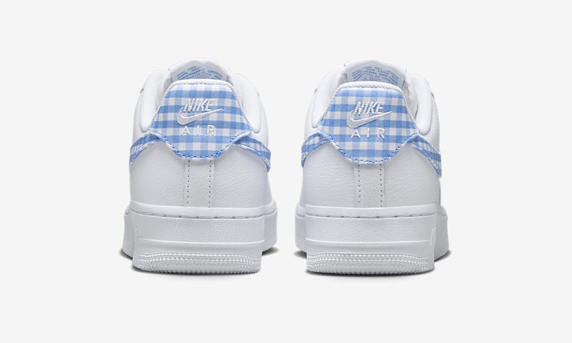 【国内 6/22、6/30 発売】ナイキ エア フォース 1 07 ロー ESS “ギンガムチェック/ホワイト” (NIKE AIR FORCE 1 07 LOW ESS “Gingham/White/Blue/Red”) [DZ2784-100/DZ2784-101]