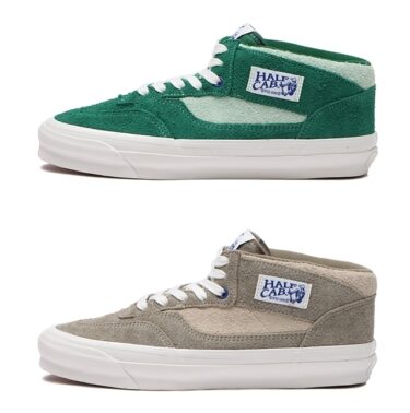 VANS OG HALF CAB LX "HAIRY SUEDE/HAIRY SUEDE GREEN" (バンズ ハーフキャブ "ヘアリースエード")