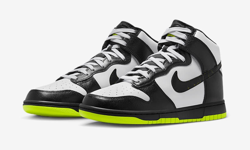 海外 3/10 発売予定！ナイキ ダンク ハイ ”ホワイト/ブラック/ボルト” (NIKE DUNK HIGH “White/Black/Volt”) [FD0732-100]