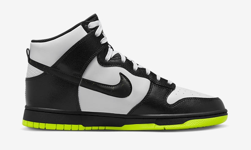 海外 3/10 発売予定！ナイキ ダンク ハイ ”ホワイト/ブラック/ボルト” (NIKE DUNK HIGH “White/Black/Volt”) [FD0732-100]