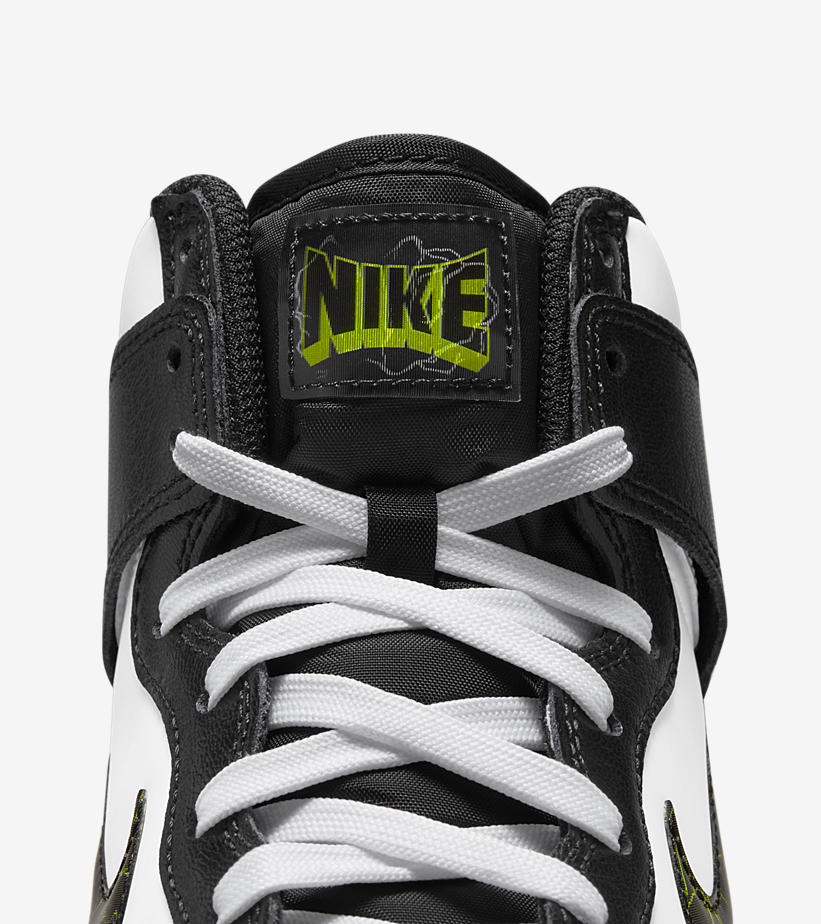 海外 3/10 発売予定！ナイキ ダンク ハイ ”ホワイト/ブラック/ボルト” (NIKE DUNK HIGH “White/Black/Volt”) [FD0732-100]