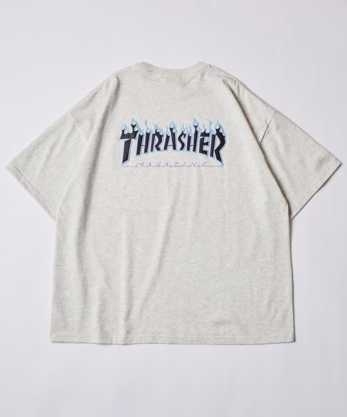 THRASHER × FREAK’S STORE 発泡プリントで表現されたブランドロゴTEE (スラッシャー フリークスストア)