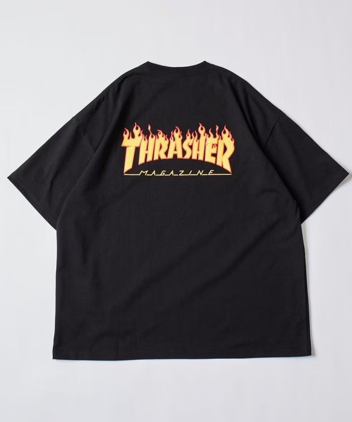 THRASHER × FREAK’S STORE 発泡プリントで表現されたブランドロゴTEE (スラッシャー フリークスストア)
