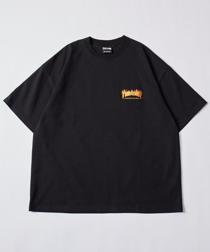 THRASHER × FREAK’S STORE 発泡プリントで表現されたブランドロゴTEE (スラッシャー フリークスストア)