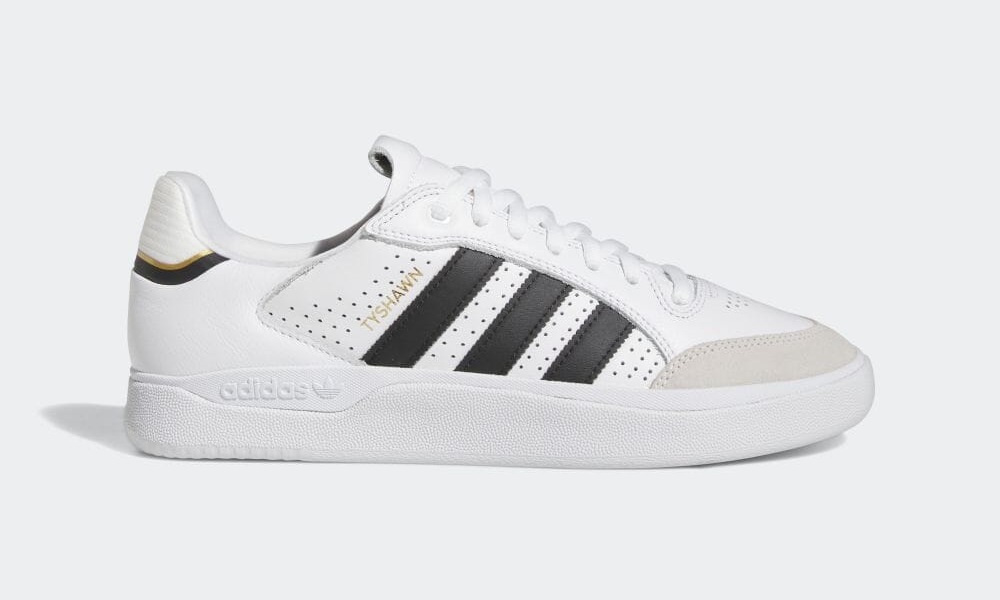 【国内 3/15 発売】adidas Skateboarding TYSHAWN LOW “White/Black/Gold Metallic” (タイショーン・ジョーンズ アディダス スケートボーディング ロー “ホワイト/ブラック/ゴールドメタリック”) [HQ2003]