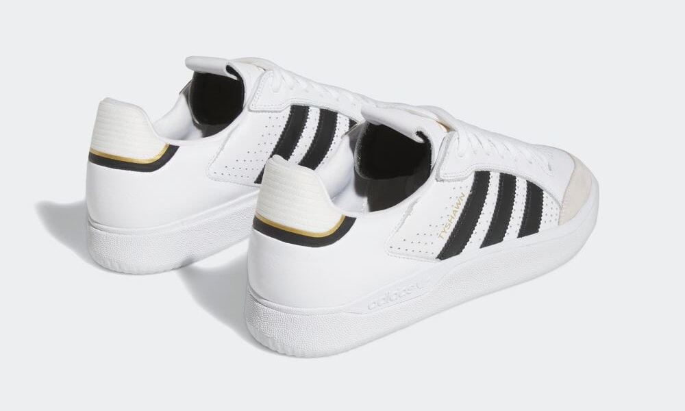 【国内 3/15 発売】adidas Skateboarding TYSHAWN LOW “White/Black/Gold Metallic” (タイショーン・ジョーンズ アディダス スケートボーディング ロー “ホワイト/ブラック/ゴールドメタリック”) [HQ2003]