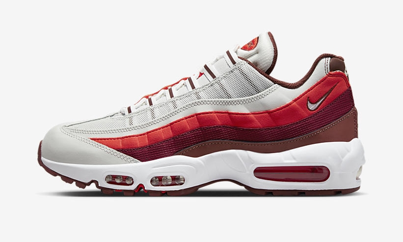 【国内 3/14 発売】ナイキ エア マックス 95 “ホワイト/レッド/バーガンディー” (NIKE AIR MAX 95 “White/Red/Burgundy”) [DM0011-005]