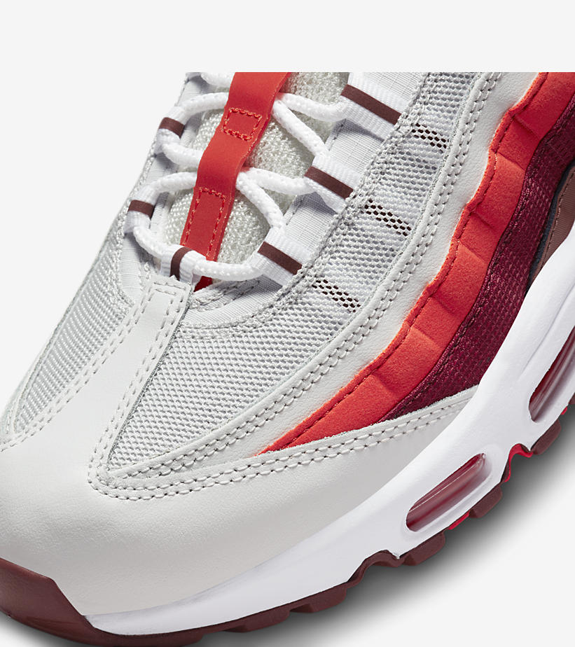 【国内 3/14 発売】ナイキ エア マックス 95 “ホワイト/レッド/バーガンディー” (NIKE AIR MAX 95 “White/Red/Burgundy”) [DM0011-005]