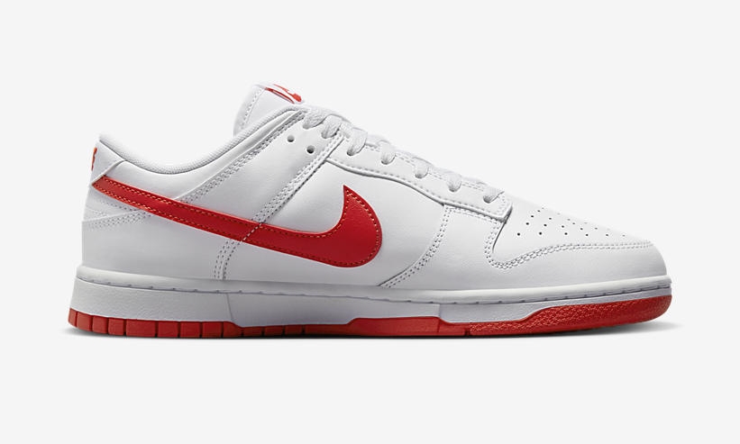 【国内 6/30 発売】ナイキ ダンク ロー レトロ “ホワイト/ピカンテレッド” (NIKE DUNK LOW RETRO “White/Picante Red”) [DV0831-103]