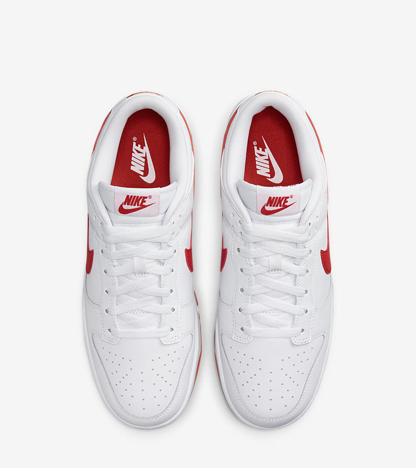 【国内 6/30 発売】ナイキ ダンク ロー レトロ “ホワイト/ピカンテレッド” (NIKE DUNK LOW RETRO “White/Picante Red”) [DV0831-103]