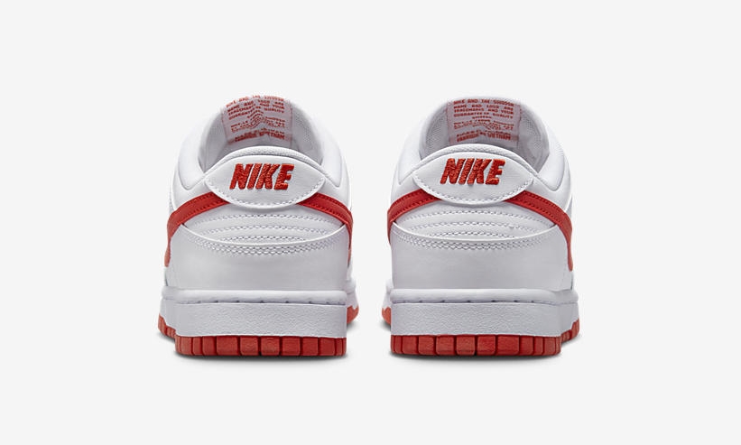 【国内 6/30 発売】ナイキ ダンク ロー レトロ “ホワイト/ピカンテレッド” (NIKE DUNK LOW RETRO “White/Picante Red”) [DV0831-103]