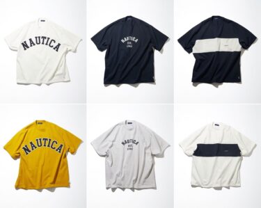 ファッションディレクターの長谷川昭雄氏ディレクション「NAUTICA/ノーティカ」から"Arch Logo"を含む新作S/S TEE 3型が発売！