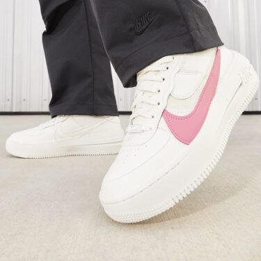 【国内 3/20 発売】ナイキ エア フォース 1 ロー プラットフォーム “セイル/シーコーラル” (NIKE AIR FORCE 1 LOW PLTAFORM/PLT.AF.ORM “Sail/Sea Coral”) [FD0382-121]