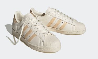 【国内 4/10 発売】ウォッシュ加工を施したような落ち着いた色調のadidas Originals SUPERSTAR 82 “White” (アディダス オリジナルス スーパースター 82 “クラウドホワイト”) [HP3169]