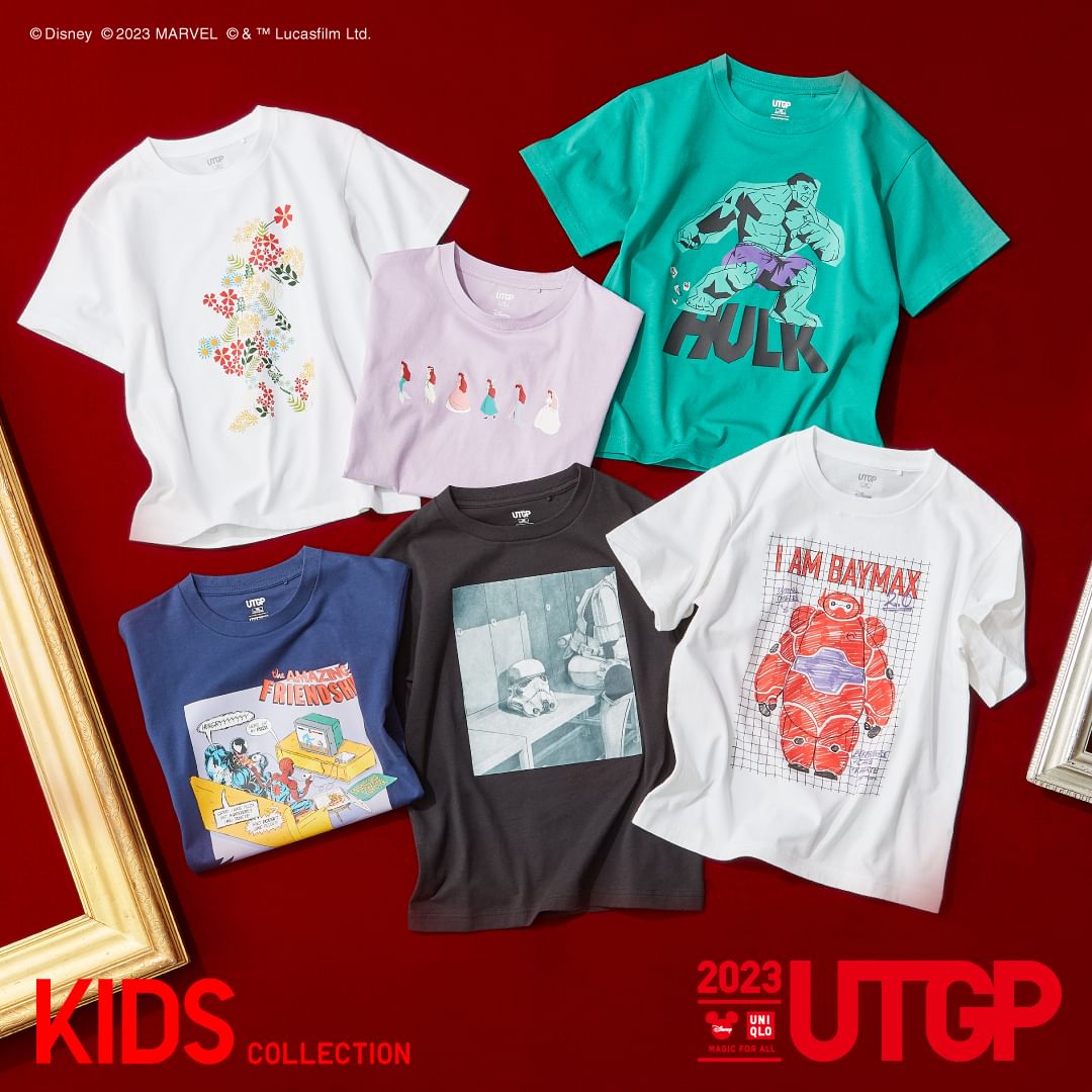 ディズニー、ピクサー、スター・ウォーズ、マーベルの4部門がユニクロの公募デザインTEE「UT GRAND PRIX 2023」として5月下旬発売 (UNIQLO Disney Pixar STAR WARS MARVEL)