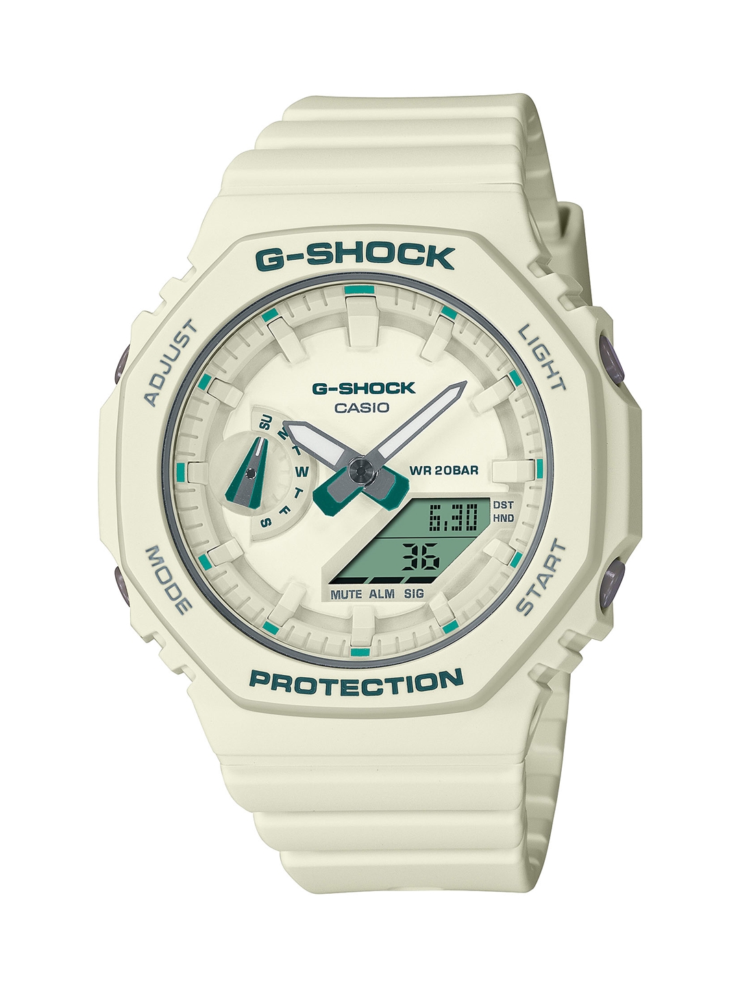 G-SHOCKからグリーンのアクセントカラーでシンプルデザインにトレンド感をプラスした「GMA-S2100GA」が発売中 (Gショック ジーショック)