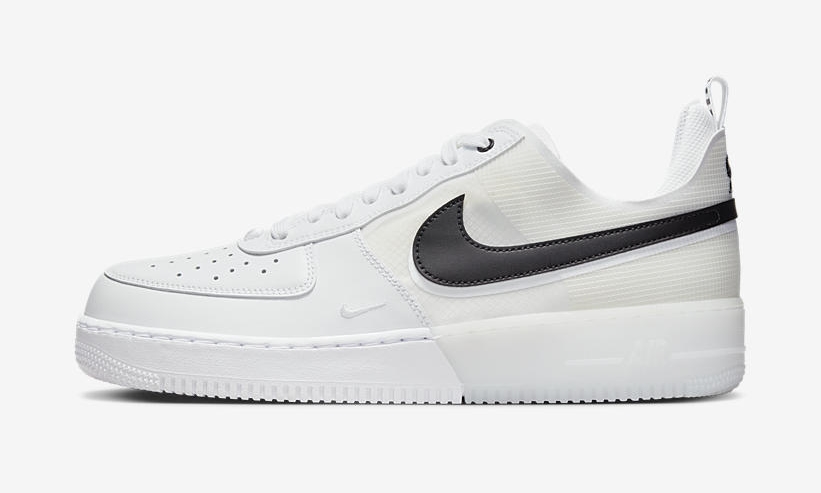 【国内 3/15 発売】ナイキ エア フォース 1 リアクト ロー “ホワイト/ブラック” (NIKE AIR FORCE 1 REACT LOW “White/Black”) [DV0808-101]