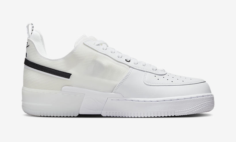 【国内 3/15 発売】ナイキ エア フォース 1 リアクト ロー “ホワイト/ブラック” (NIKE AIR FORCE 1 REACT LOW “White/Black”) [DV0808-101]