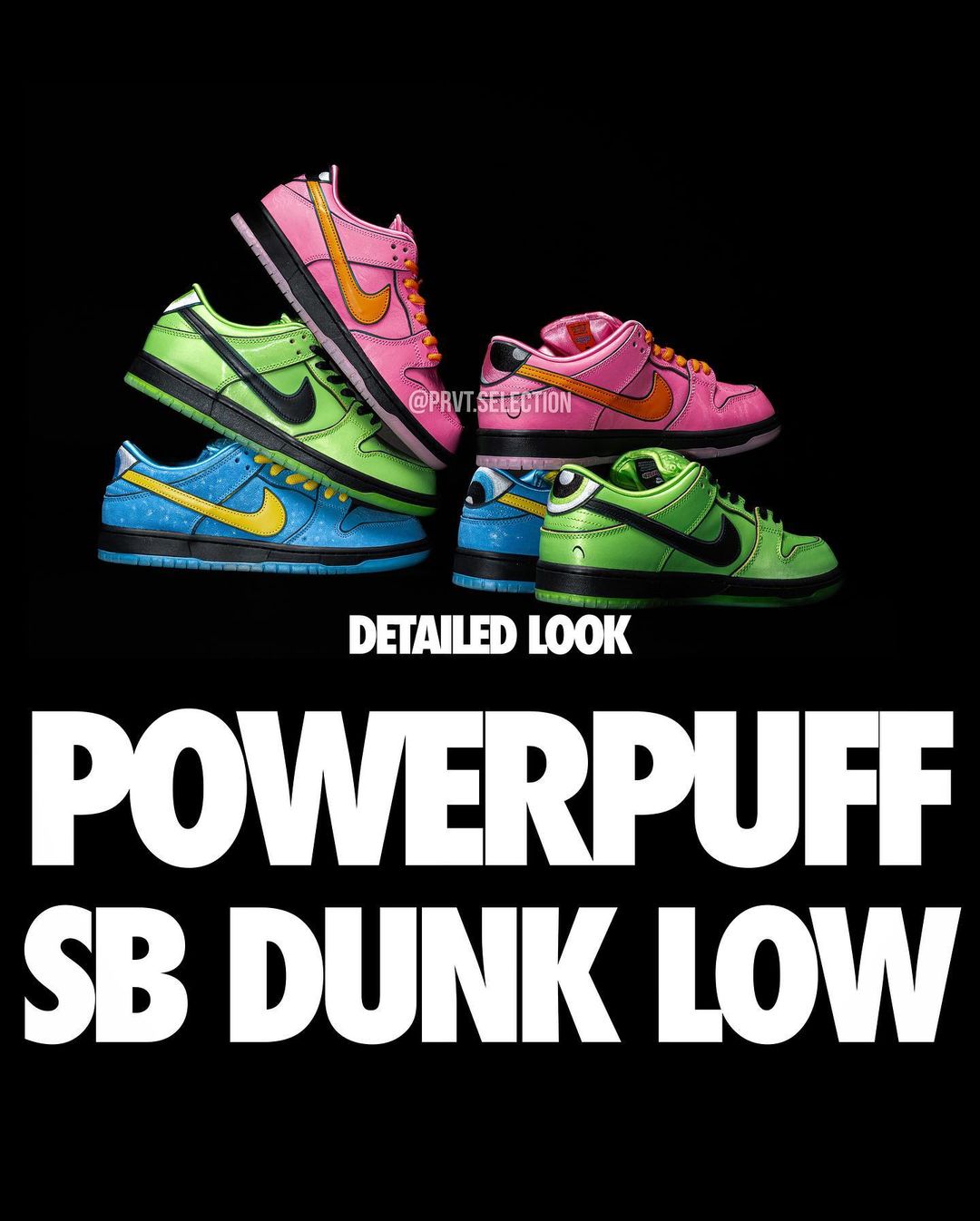 【国内 12/14、12/15 発売】The Powerpuff Girls x NIKE SB DUNK LOW (パワーパフガールズ ナイキ SB ダンク ロー) [FD2631-600/FZ8320-400/FZ8319-300]