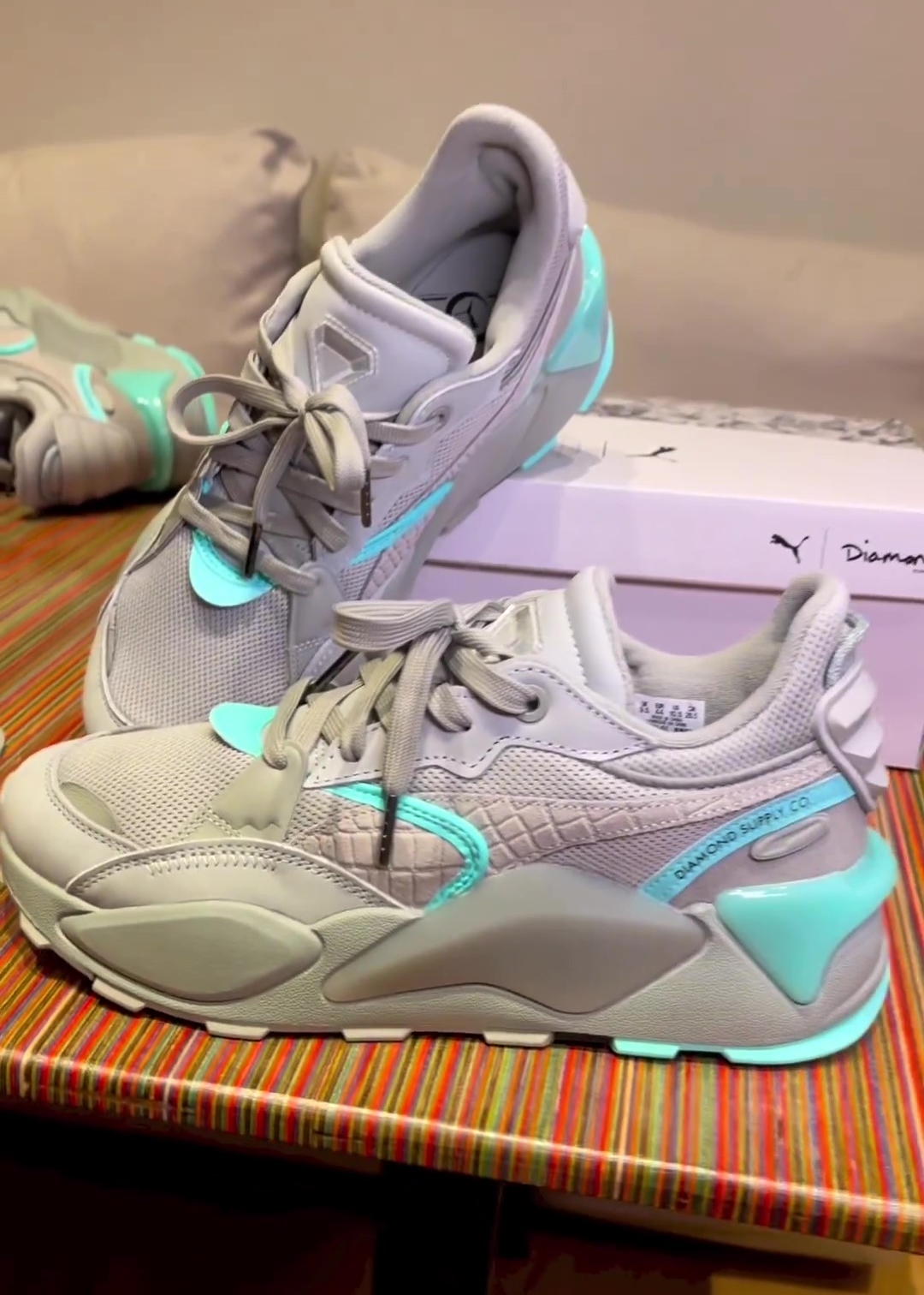 海外 5/15 発売予定！Diamond Supply × PUMA RS-X 75th Anniversary (ダイヤモンドサプライ プーマ 75周年) [393481-01]