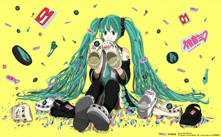 初音ミク × クロックスによるコラボレーション「Jibbitz」が3/7